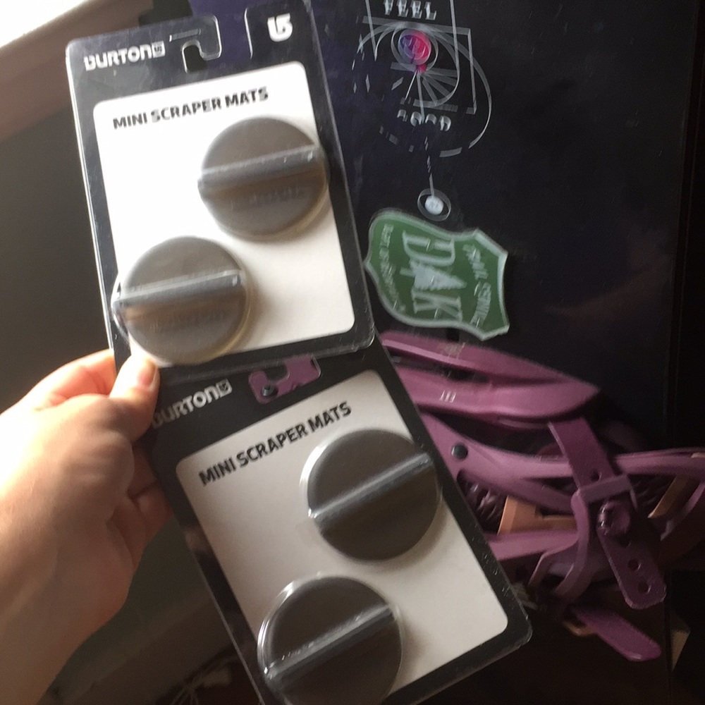Mini scraper mats